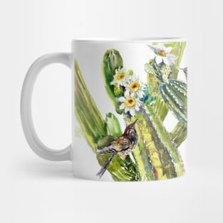 Saguaro Cactus and Wren Mug